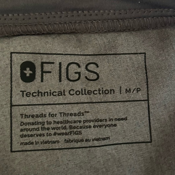 FIGS Zamora Joggers Scrubs Joggers  Graphite Grey Technical Collection | Size MP - Picture 4 of 5